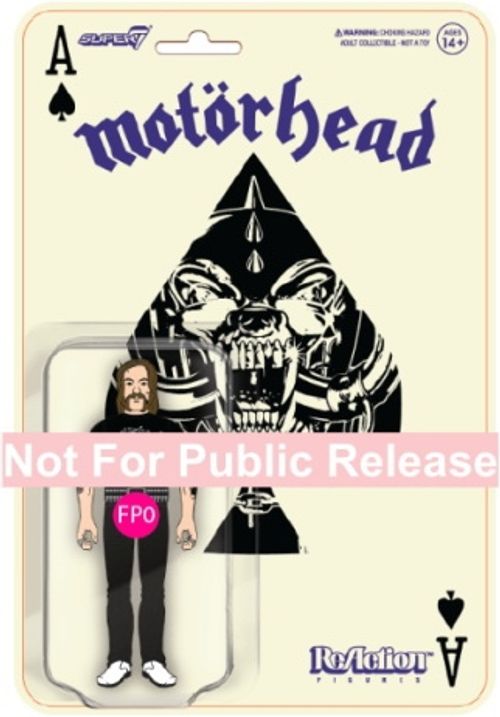 Merchandising Motorhead:  - Reaction Figures - Lemmy Ace Of Spades NUOVO SIGILLATO EDIZIONE DEL SUBITO DISPONIBILE