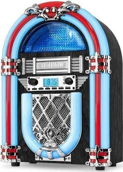 Audio & Hi-Fi  Vjb127 Nostalgic Cntrtp Jukebox Bt Fm Spk NUOVO SIGILLATO EDIZIONE DEL SUBITO DISPONIBILE