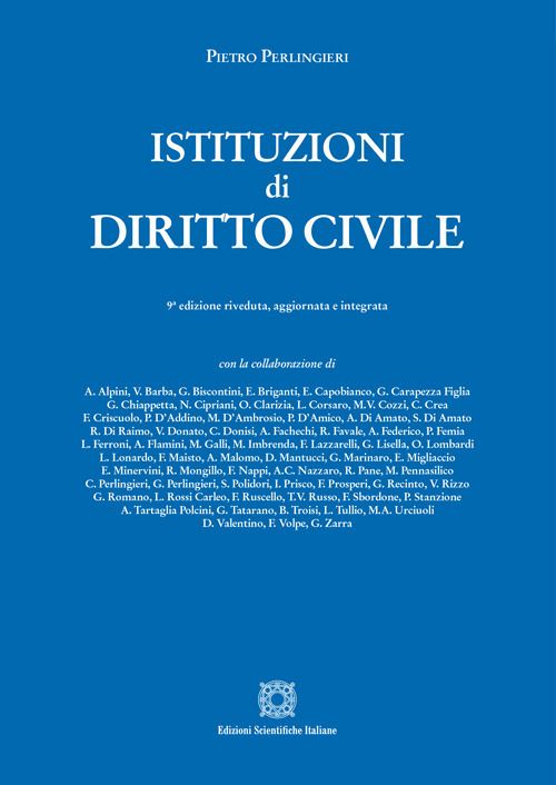 Libri Pietro Perlingieri - Istituzioni Di Diritto Civile NUOVO SIGILLATO EDIZIONE DEL SUBITO DISPONIBILE
