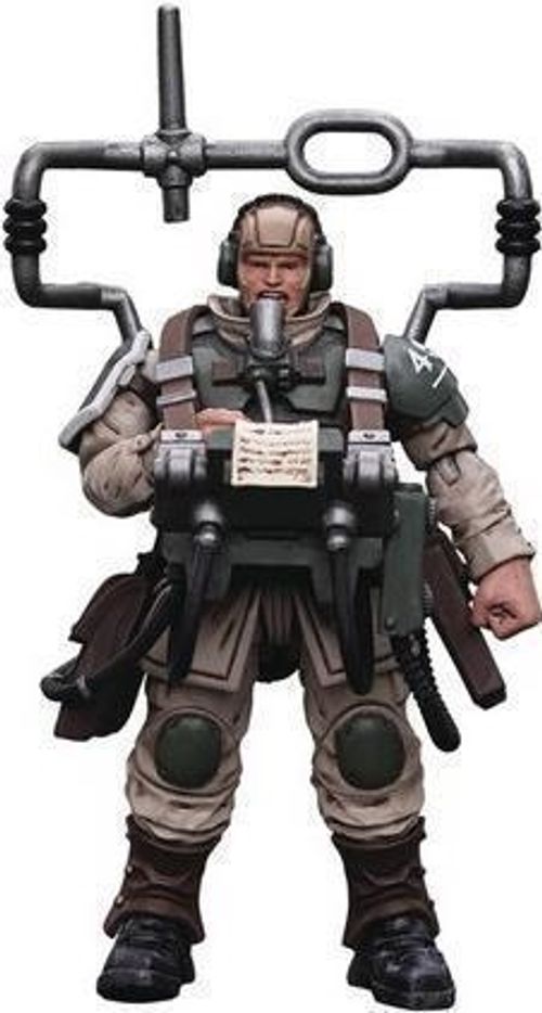 Merchandising Warhammer 40K: Joy Toy - Cadian Squad Vet Master Vox Action Figure NUOVO SIGILLATO EDIZIONE DEL SUBITO DISPONIBILE