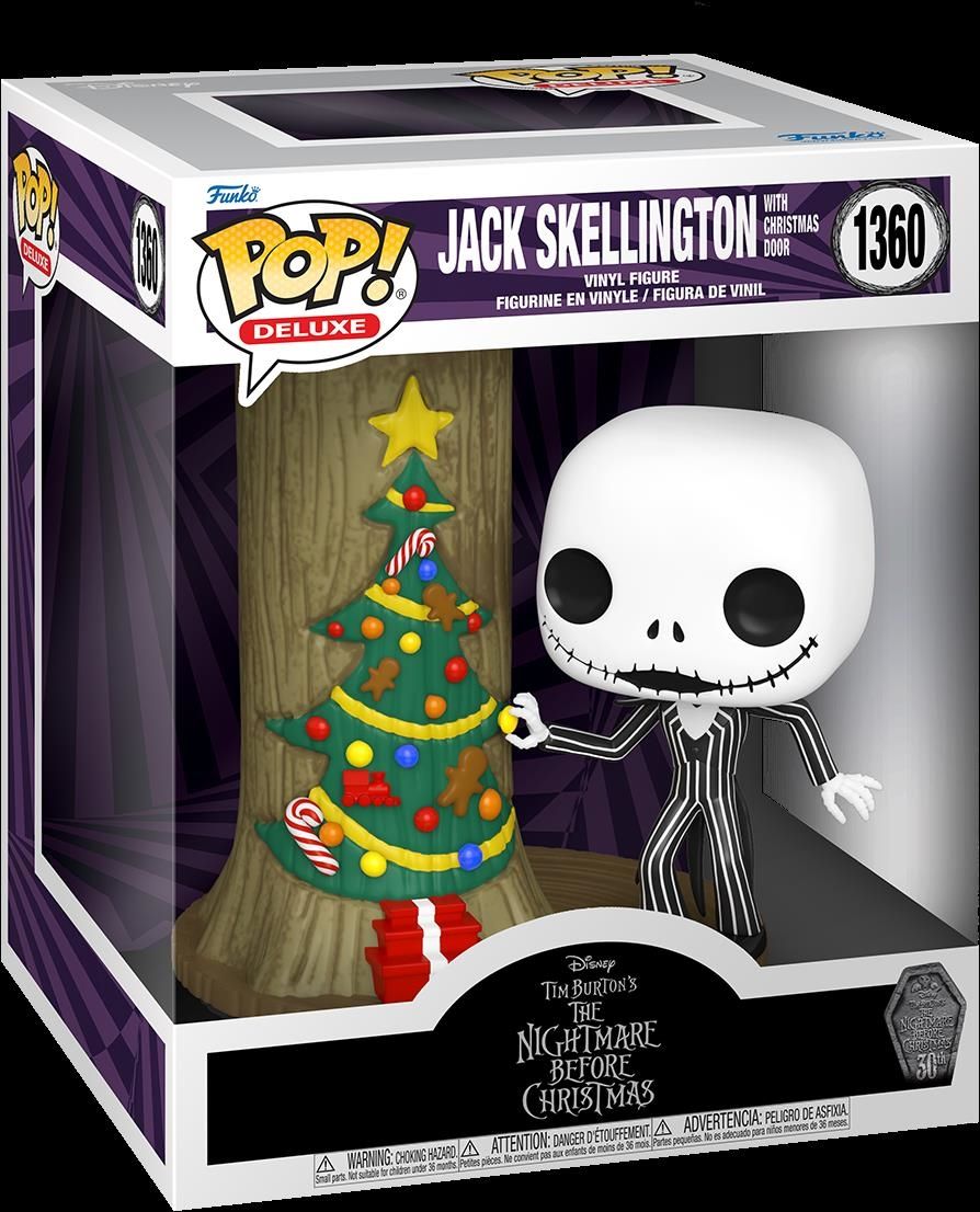 Merchandising Disney:  Pop Deluxe - The Nightmare Before Christmas - 30th Anniversary - Jack con Town Door NUOVO SIGILLATO EDIZIONE DEL SUBITO DISPONIBILE