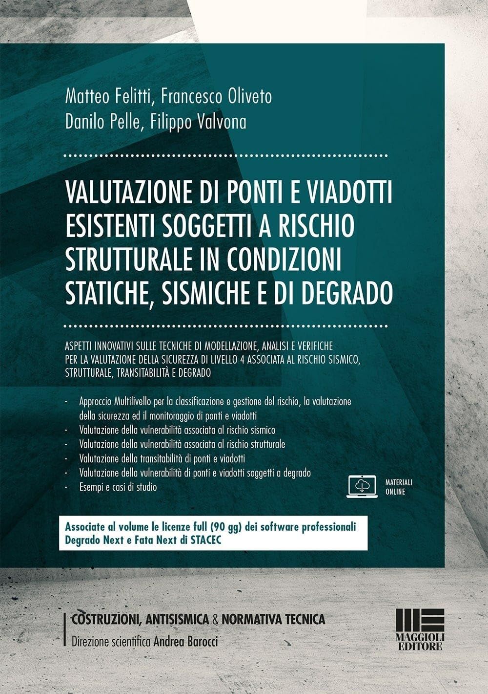 Libri Matteo Felitti Francesco Oliveto Pelle Danilo - Valutazione Di Ponti E Viadotti Esistenti Soggetti A Rischi Strutturale In Condizioni Statiche Si NUOVO SIGILLATO EDIZIONE DEL SUBITO DISPONIBILE