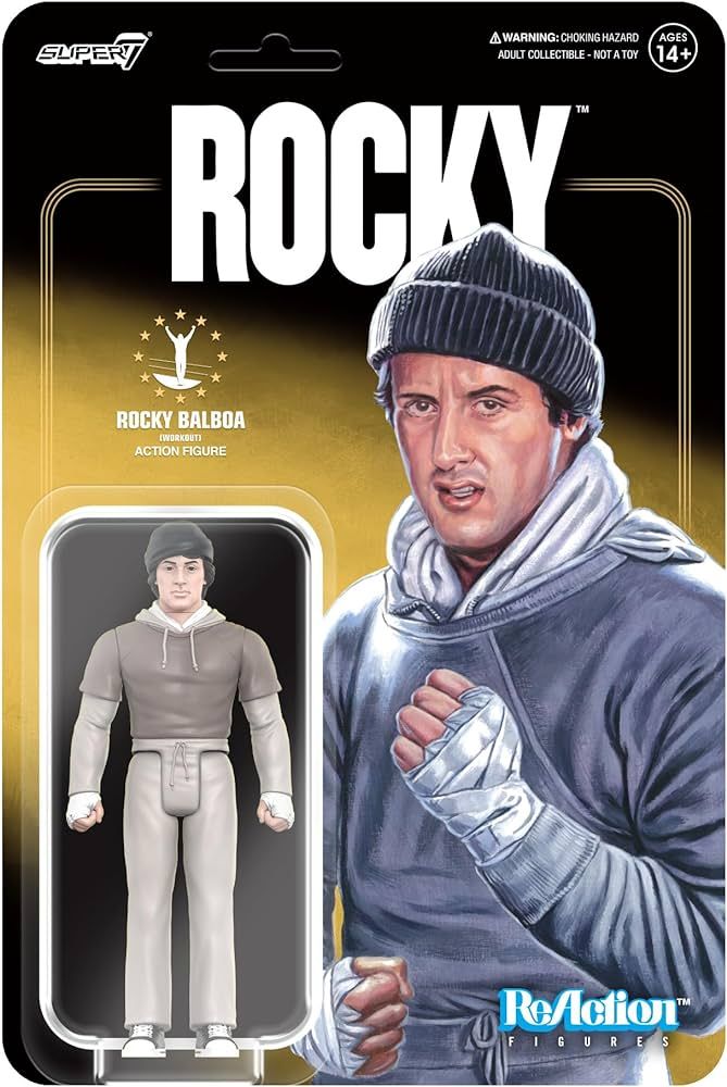 Merchandising Rocky:  - Reaction Figure Wave 3 - Rocky I Street NUOVO SIGILLATO EDIZIONE DEL SUBITO DISPONIBILE