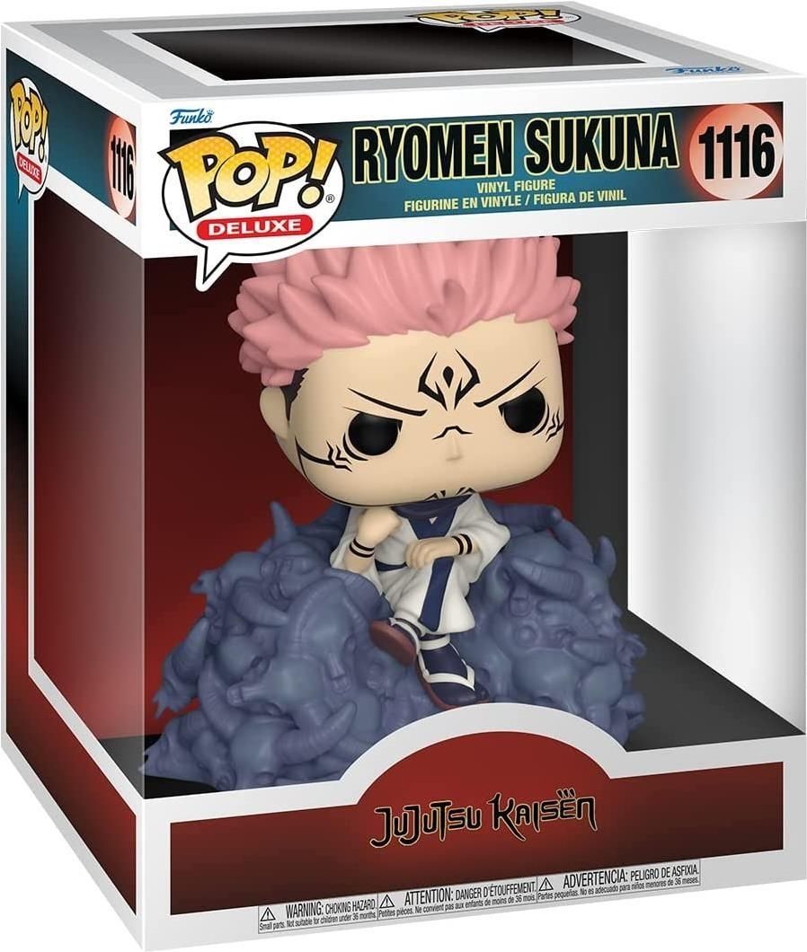 Merchandising Jujutsu Kaisen:  Pop Deluxe - Ryomen Sukuna Vinyl Figure 1116 NUOVO SIGILLATO EDIZIONE DEL SUBITO DISPONIBILE