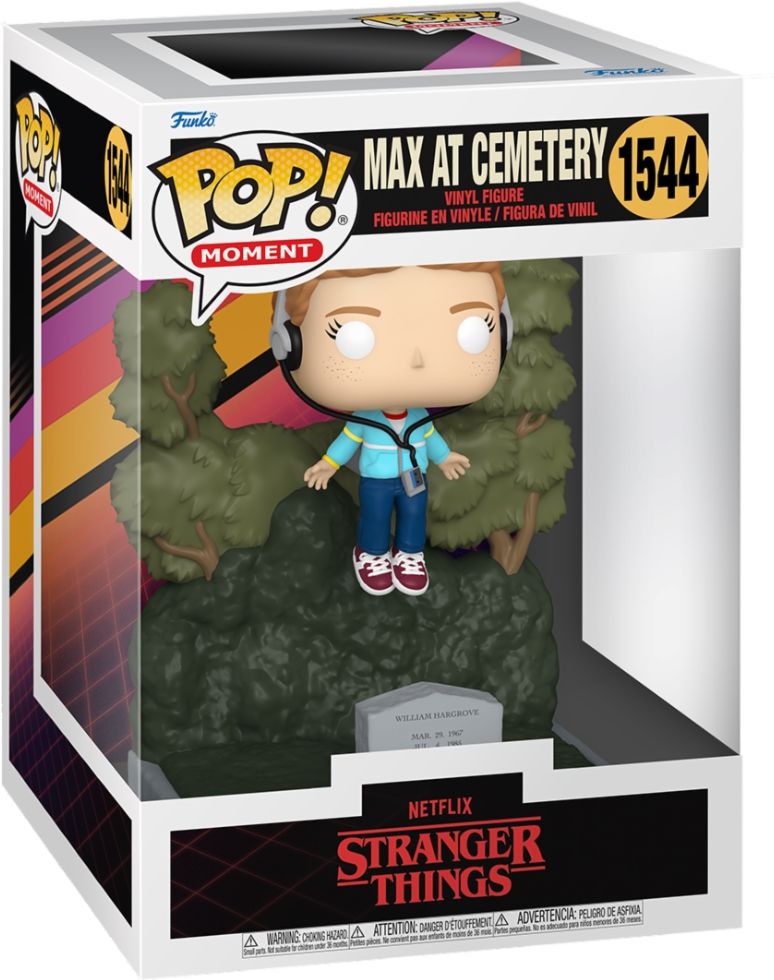 Merchandising Stranger Things:  Pop Television - Moment - Max At Cemetery Vinyl Figure 1544 NUOVO SIGILLATO EDIZIONE DEL SUBITO DISPONIBILE