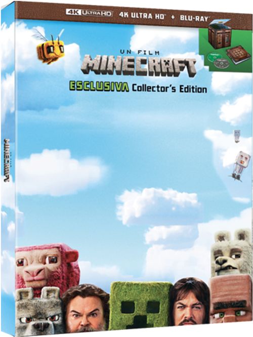 4K Uhd Film Minecraft Un Ltd Cube collectors edition 4K + NUOVO SIGILLATO EDIZIONE DEL SUBITO DISPONIBILE ultra-hd blu-ray