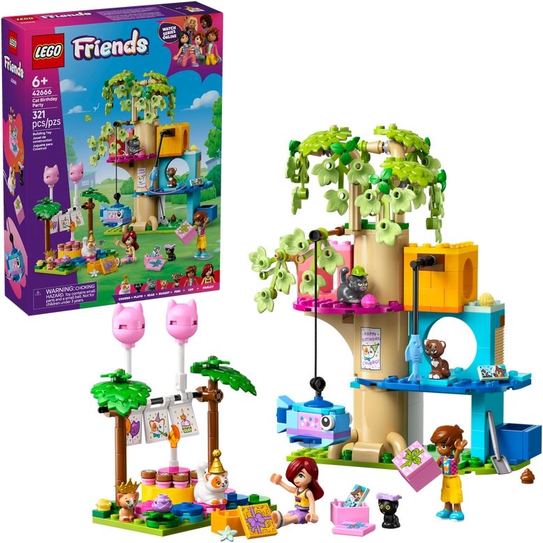 Merchandising : 42666 -  Friends - Festa Di Compleanno Felina E Casa SullAlbero NUOVO SIGILLATO EDIZIONE DEL SUBITO DISPONIBILE