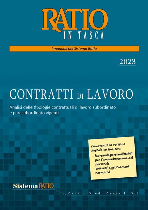 Libri Contratti Di Lavoro. Analisi Delle Tipologie Contrattuali Di Lavoro Subordinato E Parasubordinato Vigenti NUOVO SIGILLATO SUBITO DISPONIBILE