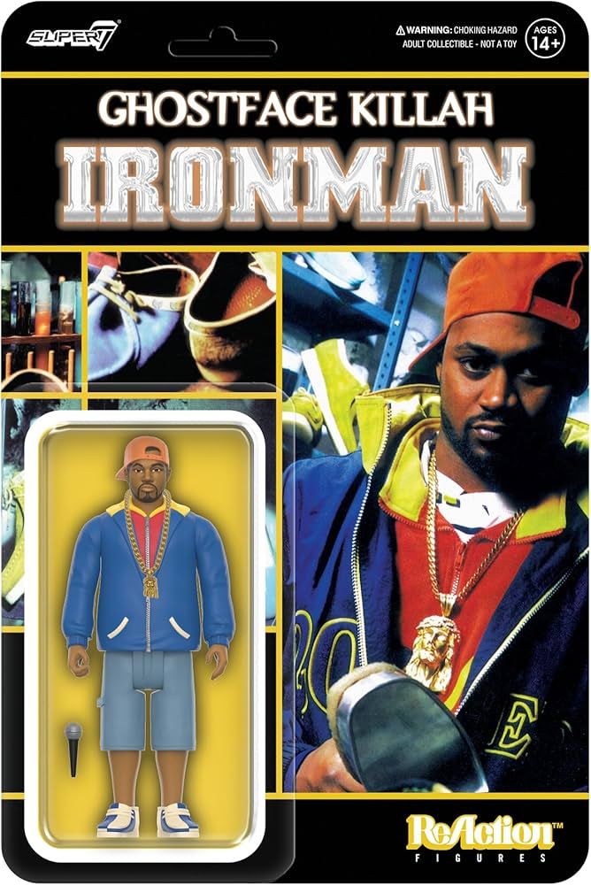 Merchandising Ghostface Killah -  - Reaction Figure Wave 1 - Ironman NUOVO SIGILLATO SUBITO DISPONIBILE