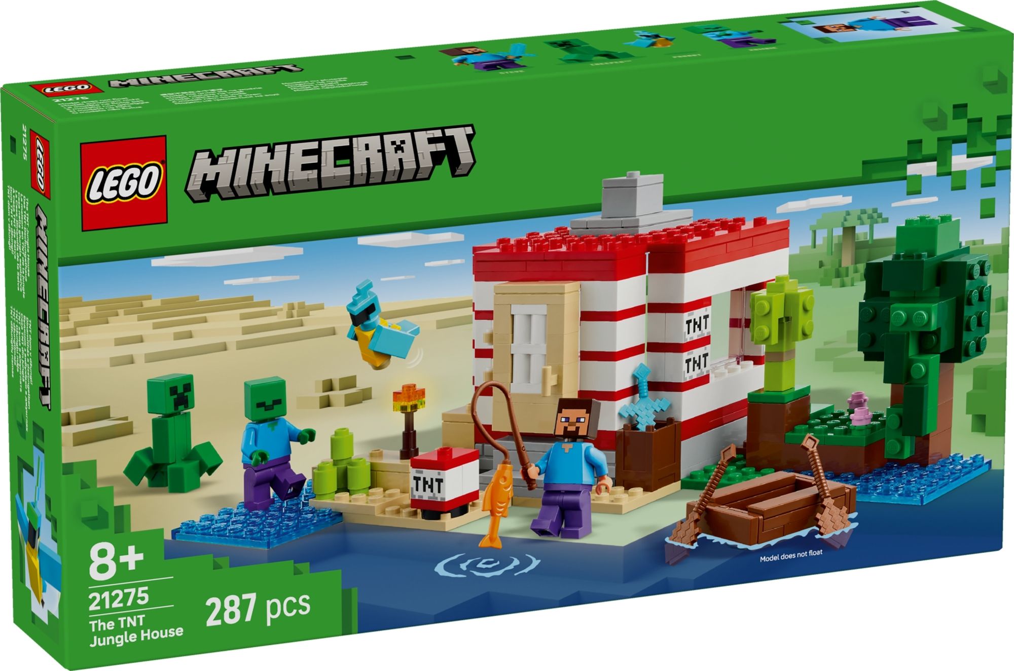 Merchandising : 21275 - Minecraft - Casa Nella Giungla Esplosiva NUOVO SIGILLATO EDIZIONE DEL SUBITO DISPONIBILE
