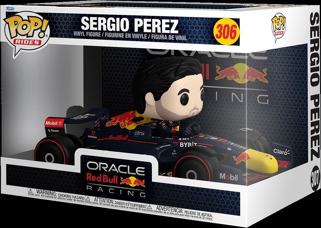 Merchandising Formula 1:  Pop Ride Super Deluxe - Sergio Perez Vinyl Figure 306 NUOVO SIGILLATO EDIZIONE DEL SUBITO DISPONIBILE