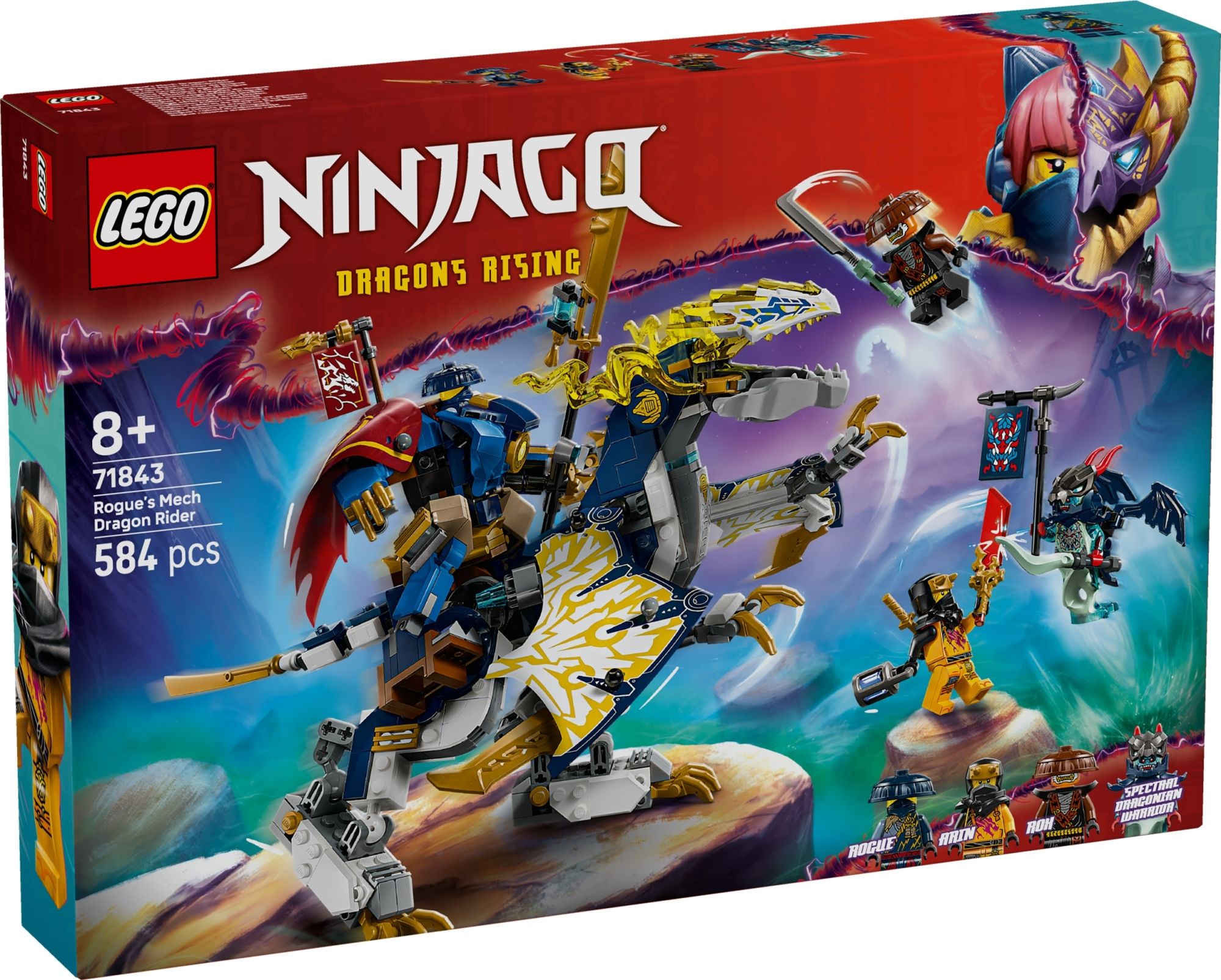 Merchandising : 71843 - Ninjago - Mech Cavalca-Drago Di Rogue NUOVO SIGILLATO EDIZIONE DEL SUBITO DISPONIBILE