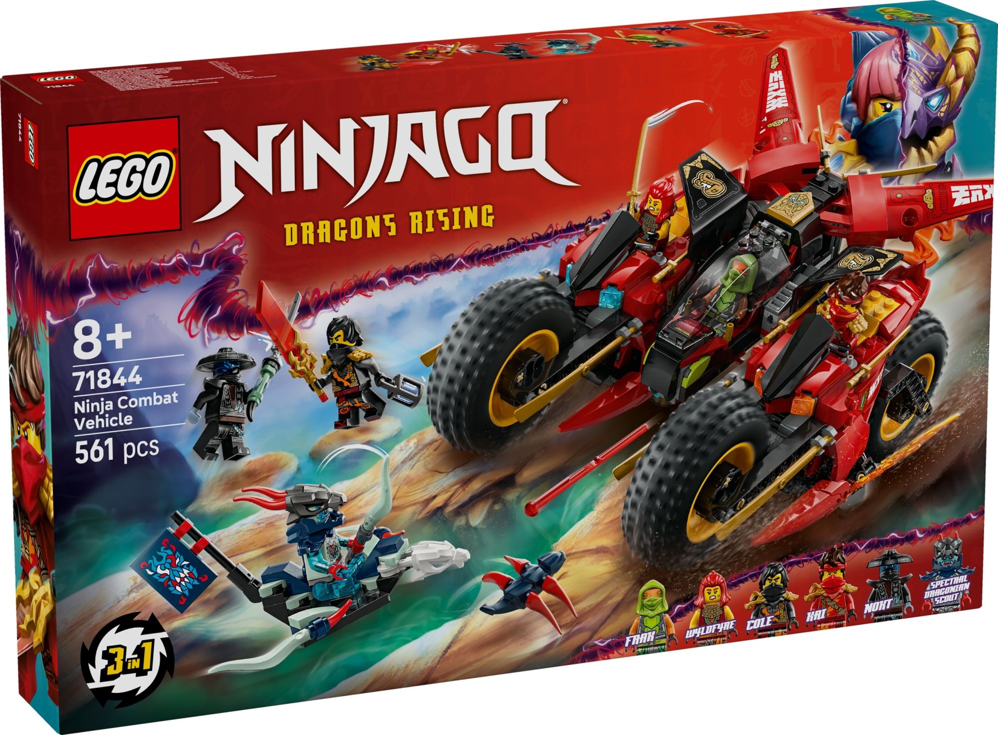 Merchandising : 71844 - Ninjago - Veicolo Da Combattimento Ninja NUOVO SIGILLATO EDIZIONE DEL SUBITO DISPONIBILE