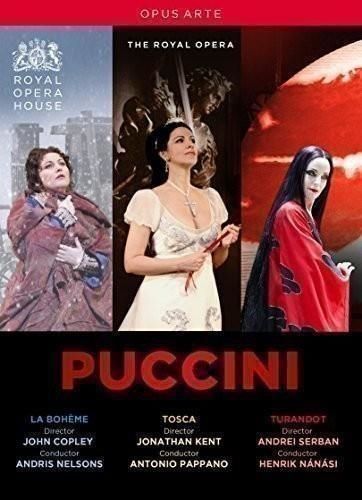 Music Dvd Giacomo Puccini - Box Set: La Boheme Tosca Turandot NUOVO SIGILLATO EDIZIONE DEL SUBITO DISPONIBILE