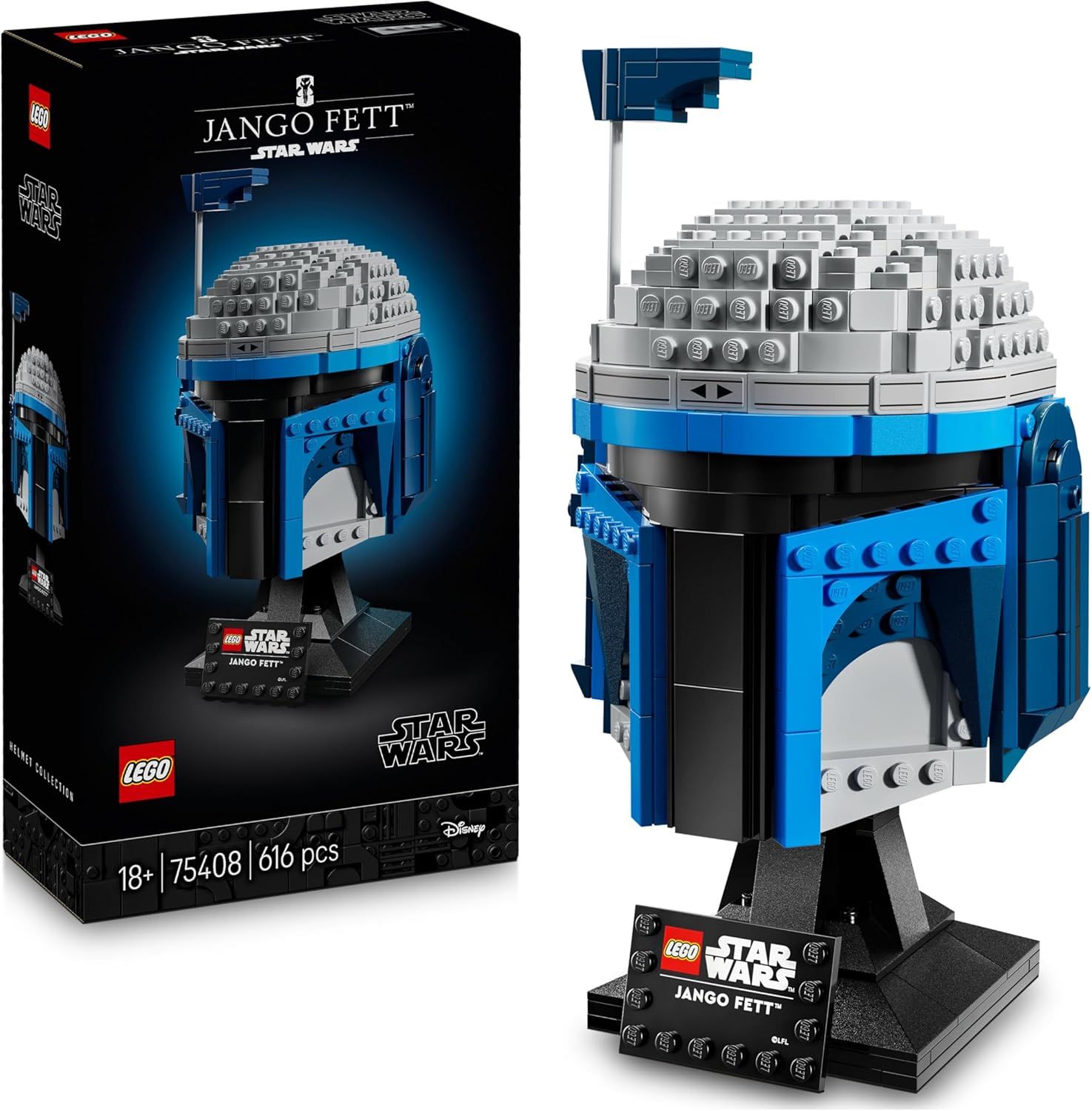 Merchandising : 75408 - Star Wars - Casco Di Jango Fett NUOVO SIGILLATO EDIZIONE DEL SUBITO DISPONIBILE