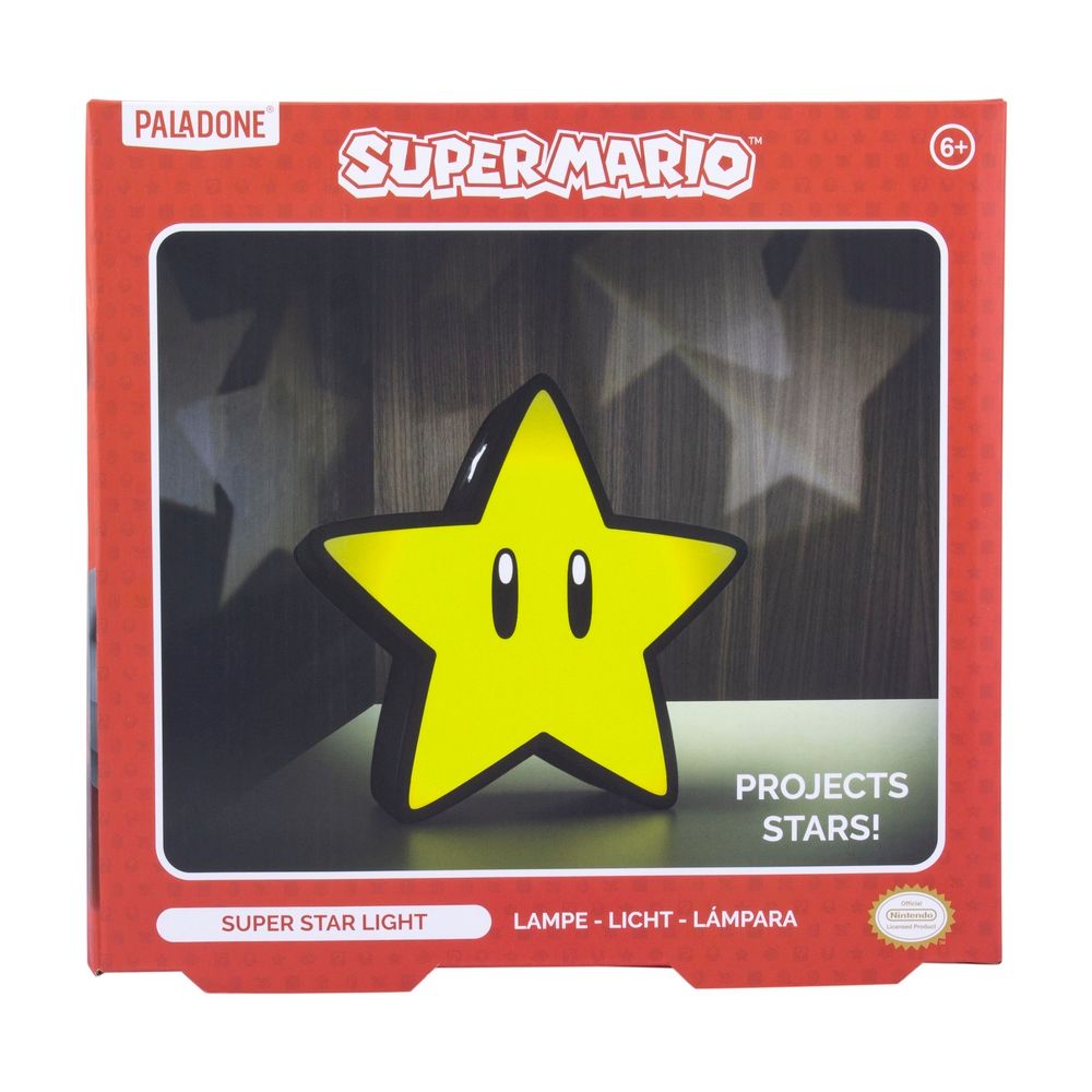 Merchandising Nintendo:  - Super Mario - Star Light con Projection Lampada NUOVO SIGILLATO EDIZIONE DEL SUBITO DISPONIBILE