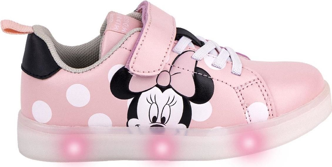 Abbigliamento Disney: Minnie Pink Scarpa Sportiva Con Luci Tg. 31 NUOVO SIGILLATO SUBITO DISPONIBILE