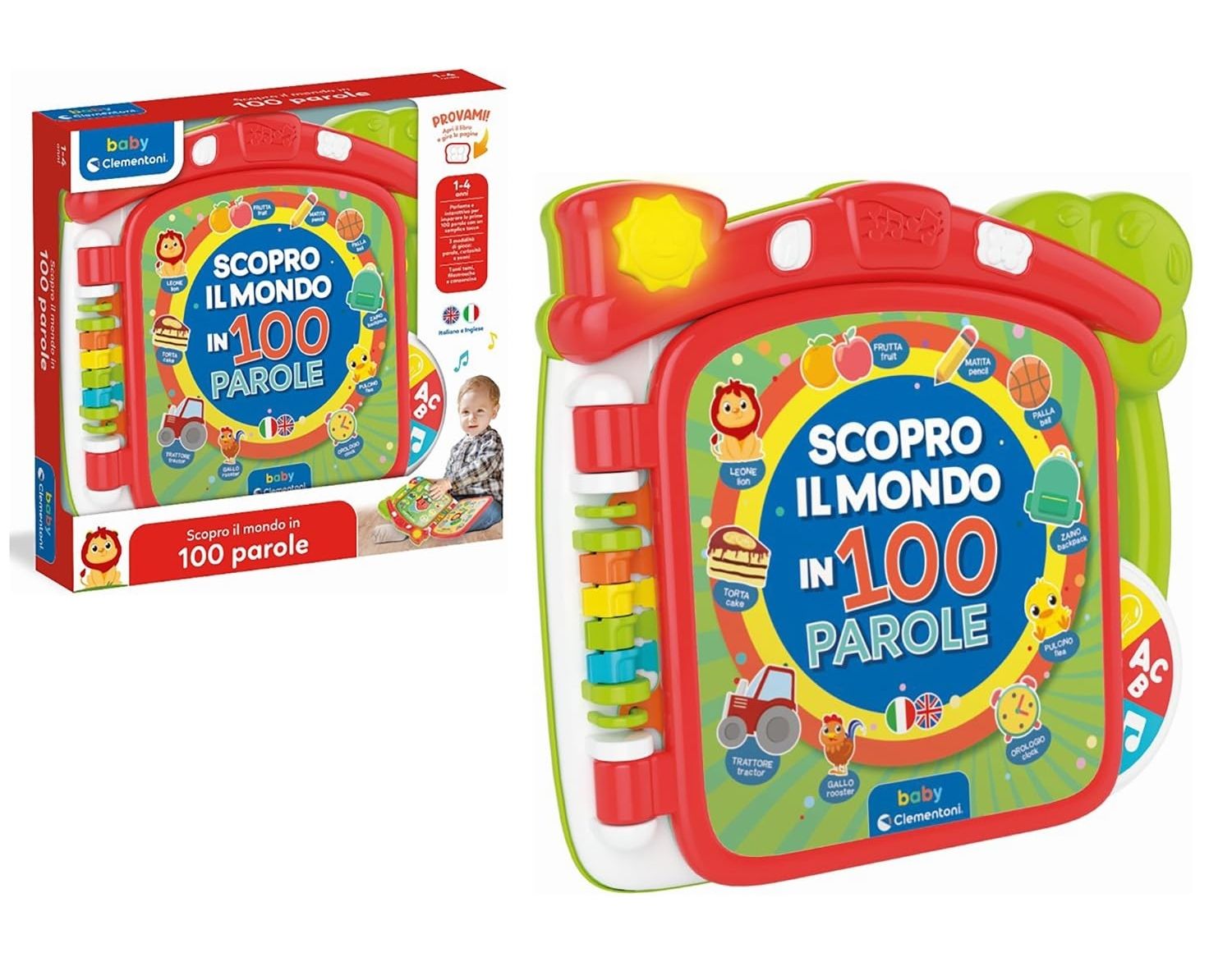 Merchandising  Baby  Scopro Il Mondo In 100 Parole NUOVO SIGILLATO EDIZIONE DEL SUBITO DISPONIBILE
