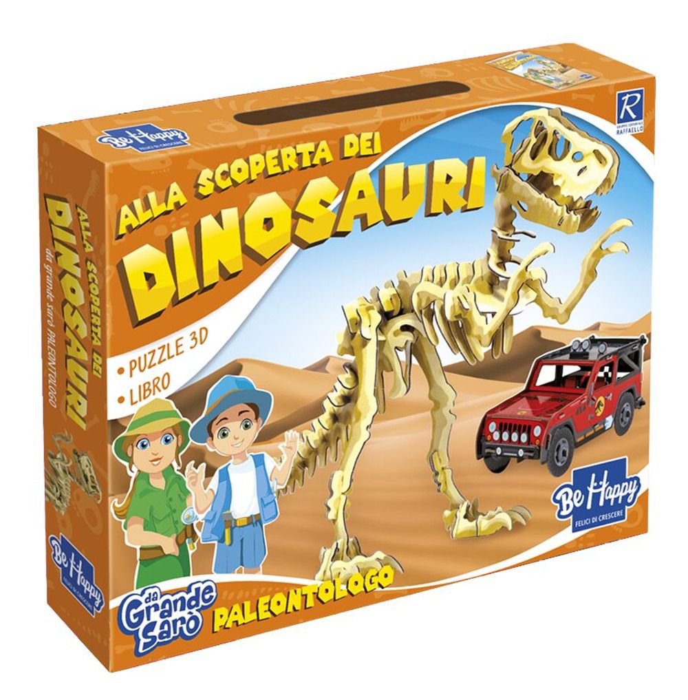 Merchandising Alla Scoperta Dei Dinosauri. Da Grande Saro. Ediz. A Colori. Con Puzzle 3D NUOVO SIGILLATO EDIZIONE DEL SUBITO DISPONIBILE