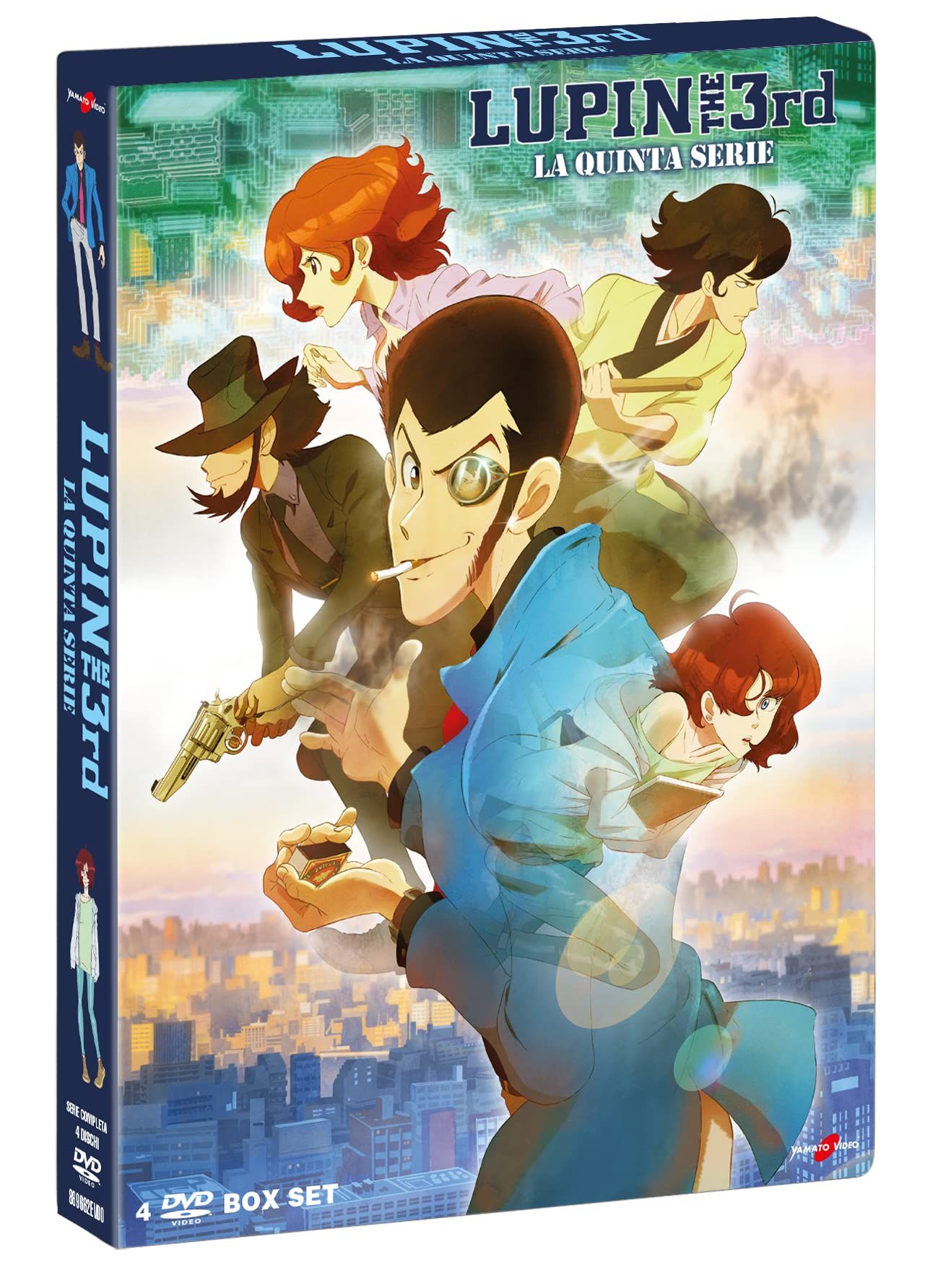 Dvd Lupin III - La Quarta Serie 4 Dvd NUOVO SIGILLATO EDIZIONE DEL SUBITO DISPONIBILE