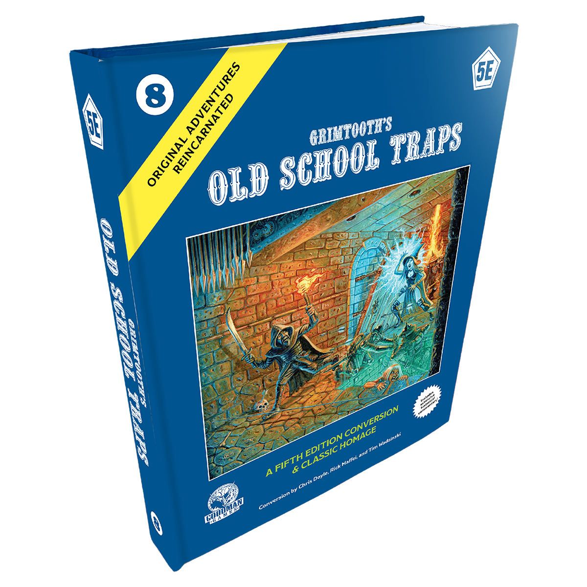 LIbri D&D 5E: Original Adventures Reincarnated 8: Grimtooths Old School Traps NUOVO SIGILLATO EDIZIONE DEL SUBITO DISPONIBILE