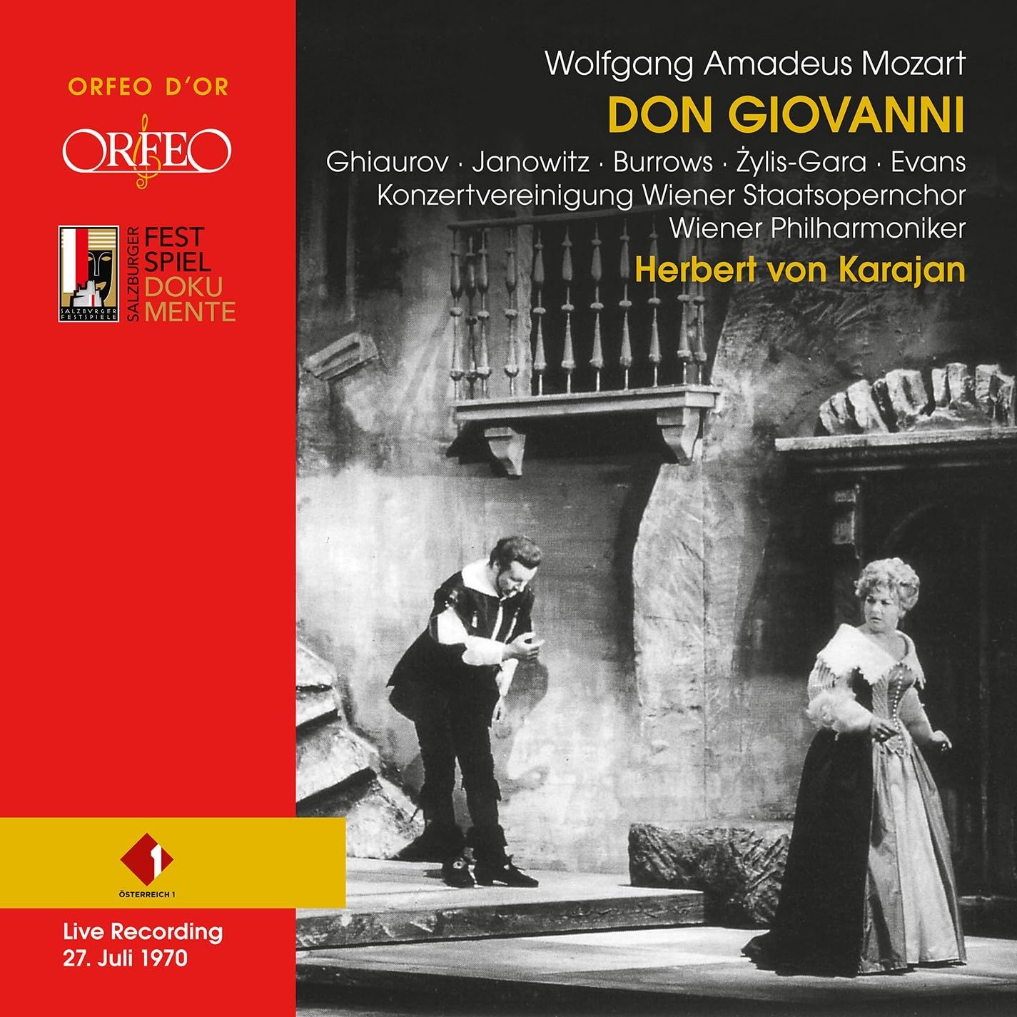 Audio Cd Wolfgang Amadeus Mozart - Don Giovanni 1970 Live Recording 3 Cd NUOVO SIGILLATO EDIZIONE DEL SUBITO DISPONIBILE