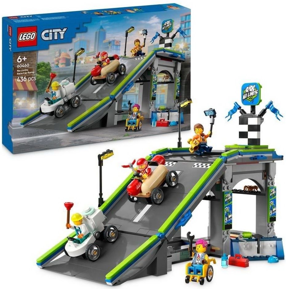 Merchandising : 60460 - City Great Vehicles - Nessun Limite: Gara Sulla Pista A Rampe NUOVO SIGILLATO EDIZIONE DEL SUBITO DISPONIBILE