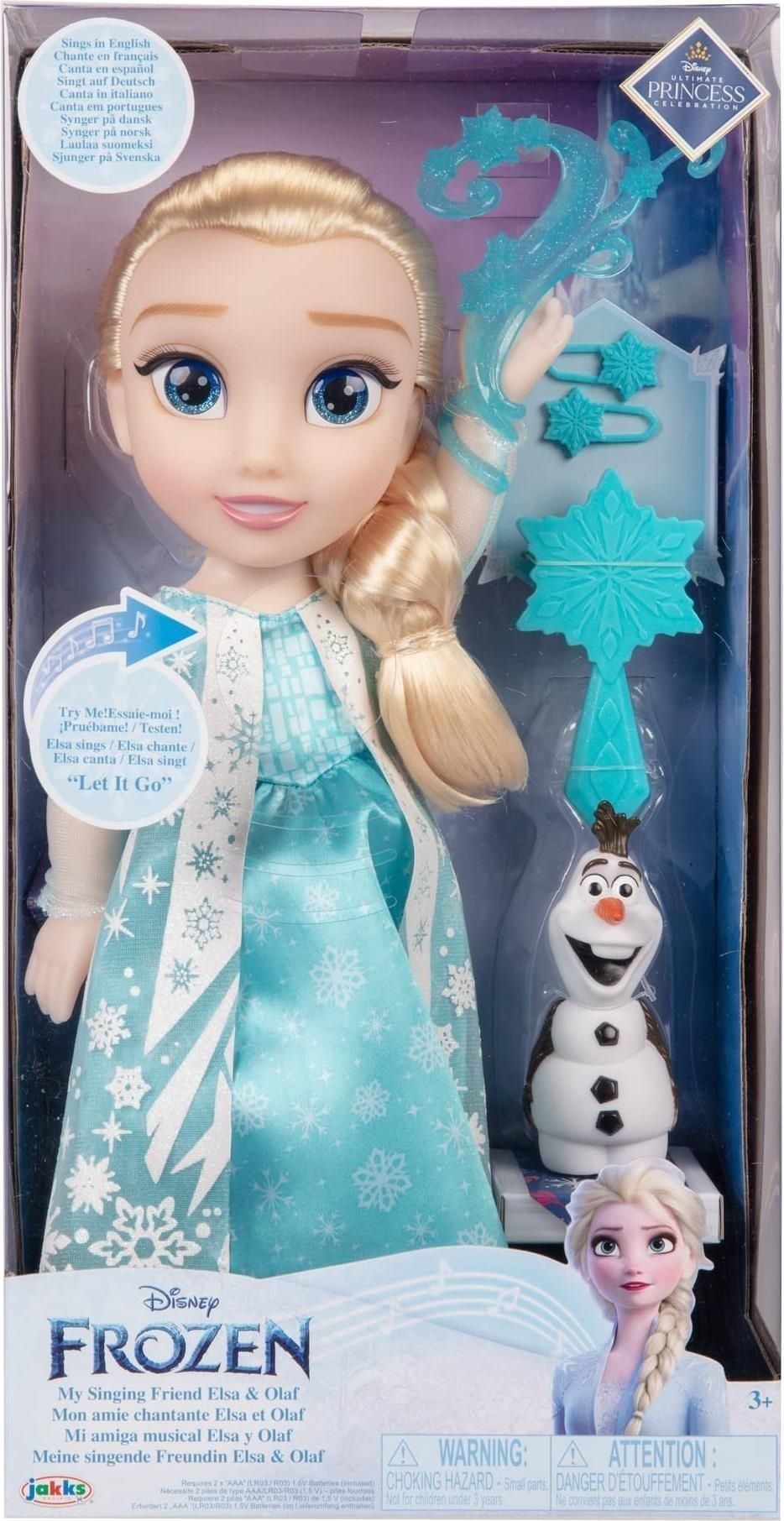 Merchandising Disney:  - Frozen Bambola 38Cm La Mia Amica Elsa Cantante NUOVO SIGILLATO EDIZIONE DEL SUBITO DISPONIBILE