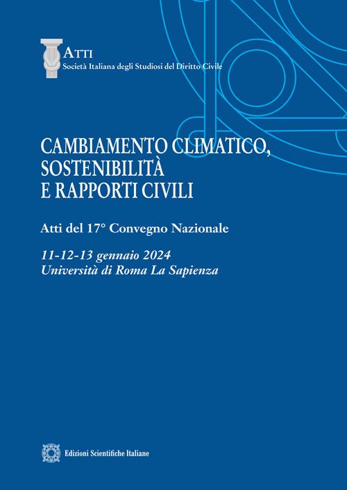 Libri Pietro Perlingieri Stefania Giova Immacolata Prisco - Cambiamento Climatico Sostenibilita E Rapporti Civili NUOVO SIGILLATO EDIZIONE DEL SUBITO DISPONIBILE