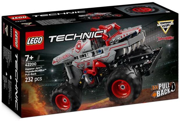 Merchandising : 42200 - Technic - Pull-Back Monster Jam Thunderroarus NUOVO SIGILLATO EDIZIONE DEL SUBITO DISPONIBILE