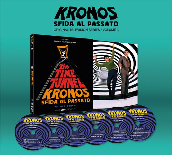 Dvd Kronos - Sfida Al Passato Vol 02 Deluxe Edition 4 Dvd+2 Blu-Ray NUOVO SIGILLATO EDIZIONE DEL SUBITO DISPONIBILE