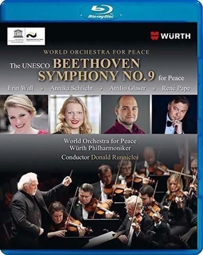 Music Ludwig Van Beethoven - The Unesco No.9 For Peace NUOVO SIGILLATO EDIZIONE DEL SUBITO DISPONIBILE blu-ray