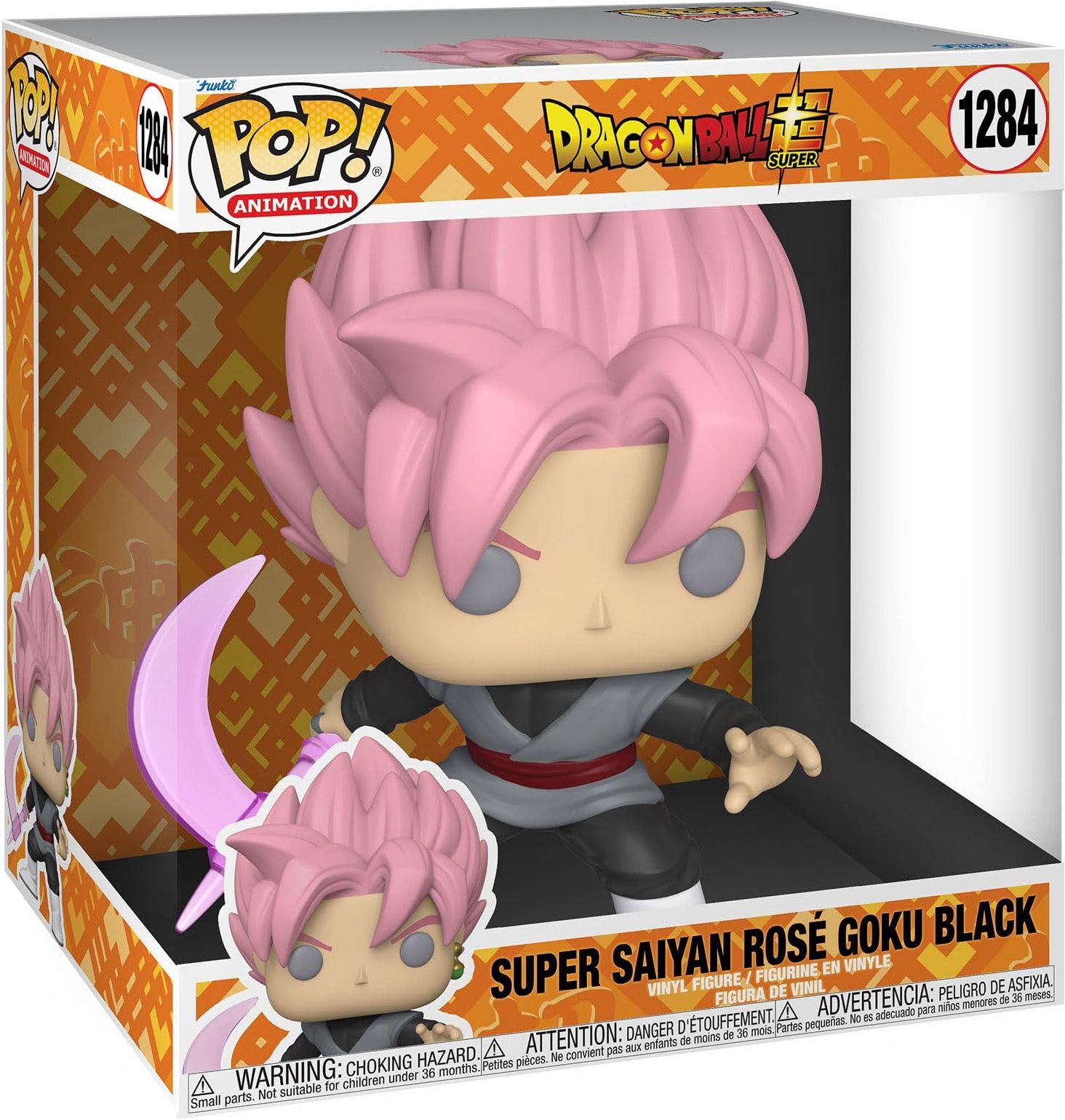 Merchandising Dragon Ball Super:  Pop Animation - Jumbo - Goku con Scythe Vinyl Figure 1284 NUOVO SIGILLATO EDIZIONE DEL SUBITO DISPONIBILE 10 pollici