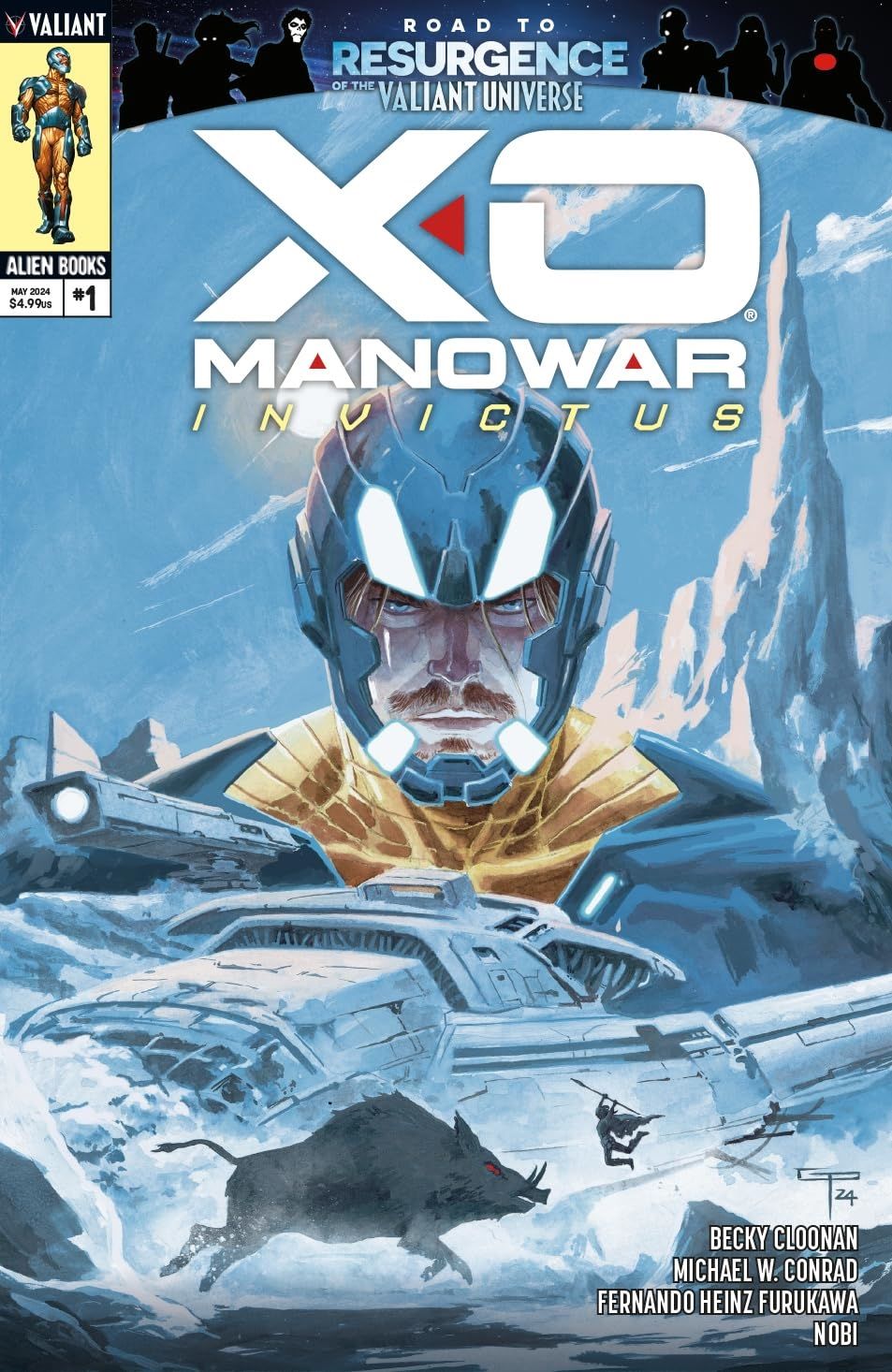 LIbri Becky Cloonan - X-O Manowar Invictus NUOVO SIGILLATO EDIZIONE DEL SUBITO DISPONIBILE