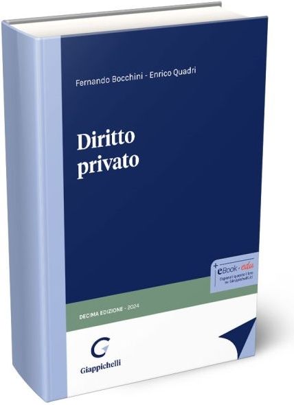 Libri Quadri Enrico Bocchini Fernando - Diritto Privato NUOVO SIGILLATO EDIZIONE DEL SUBITO DISPONIBILE