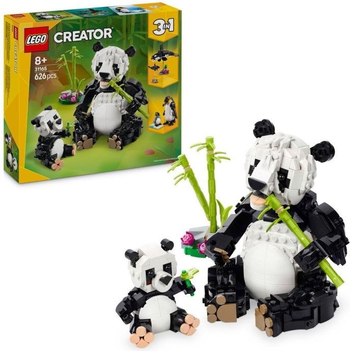 Merchandising : 31165 -  Creator - Famiglie Di Animali: Panda NUOVO SIGILLATO EDIZIONE DEL SUBITO DISPONIBILE