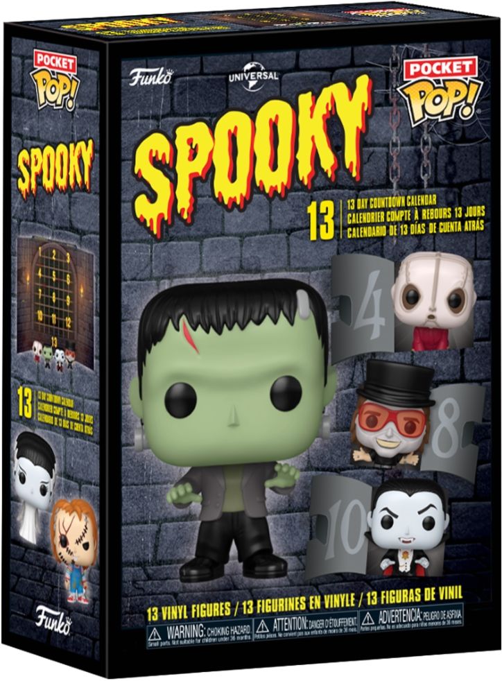 Merchandising Universal Monsters:  Pocket Pop - 13 Day Killer Kountdown NUOVO SIGILLATO EDIZIONE DEL SUBITO DISPONIBILE