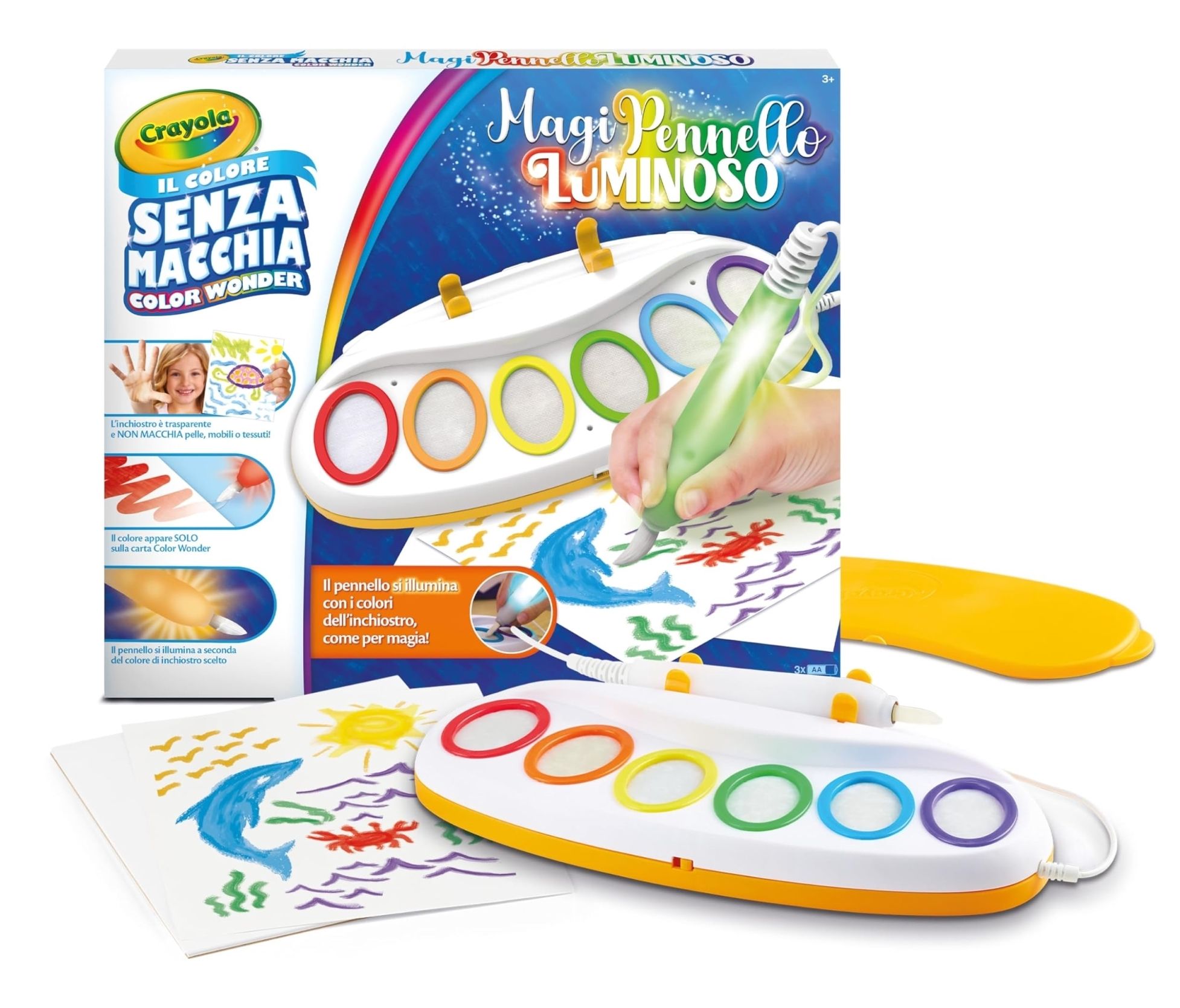 Merchandising : Color Wonder Pennello Magico Luminoso NUOVO SIGILLATO EDIZIONE DEL SUBITO DISPONIBILE