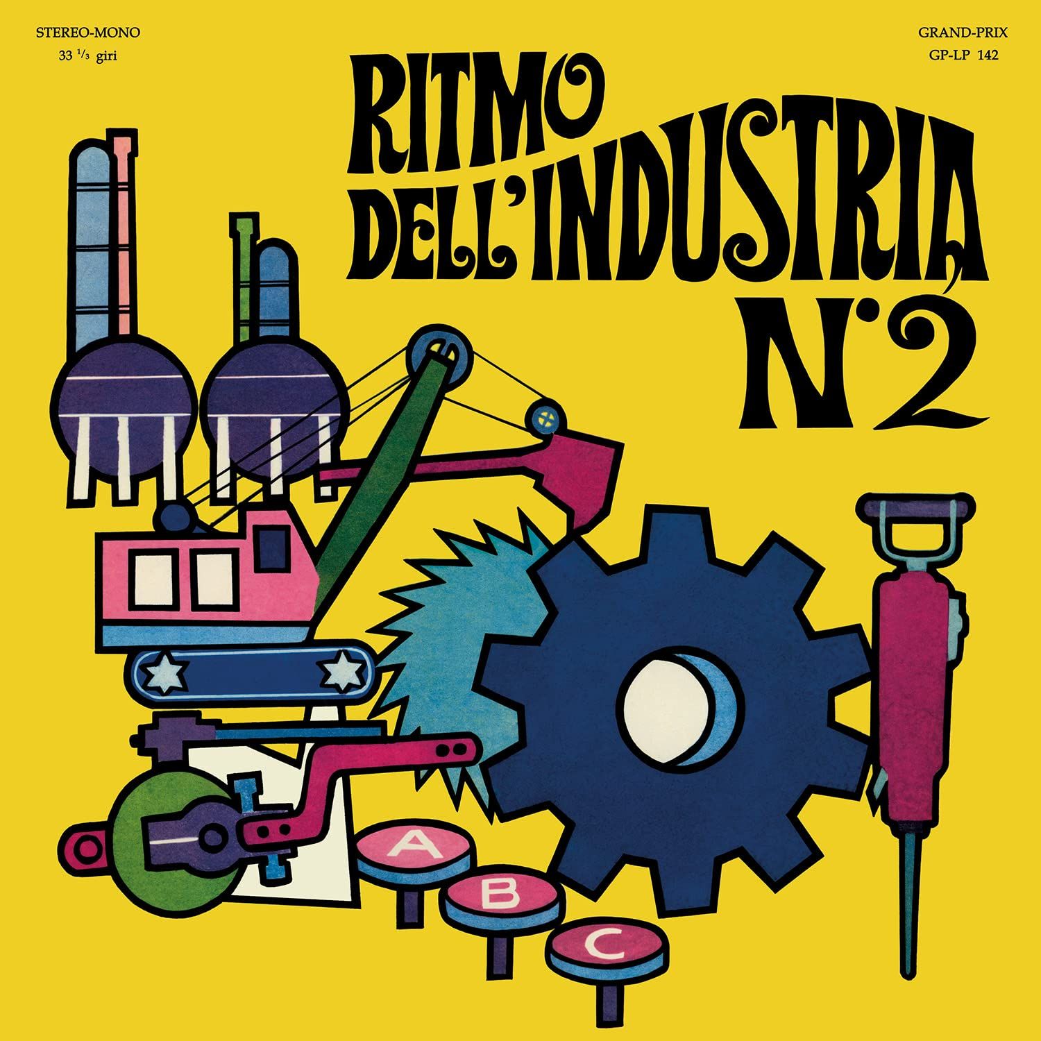 Vinile Alessandro Alessandroni - Ritmo Dellindustria N. 2 Vinyl NUOVO SIGILLATO EDIZIONE DEL SUBITO DISPONIBILE giallo