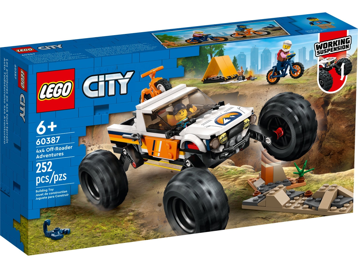 Merchandising : 60387 - City Great Vehicles - Avventure Sul Fuoristrada 4X4 NUOVO SIGILLATO EDIZIONE DEL SUBITO DISPONIBILE