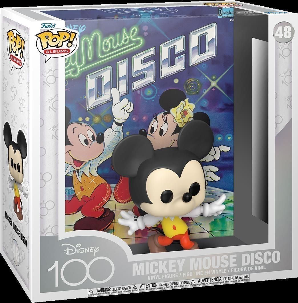 Merchandising Disney:  Pop Albums - 100 - Mickey Mouse Disco Vinyl Figure 48 NUOVO SIGILLATO EDIZIONE DEL SUBITO DISPONIBILE