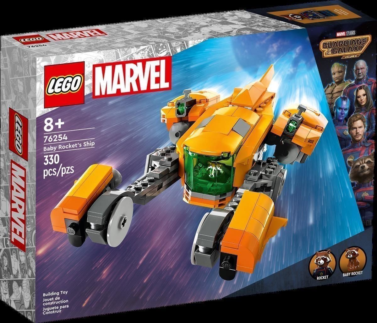 Merchandising Marvel:  76254 - Super Heroes - Astronave Di Baby Rocket NUOVO SIGILLATO EDIZIONE DEL SUBITO DISPONIBILE