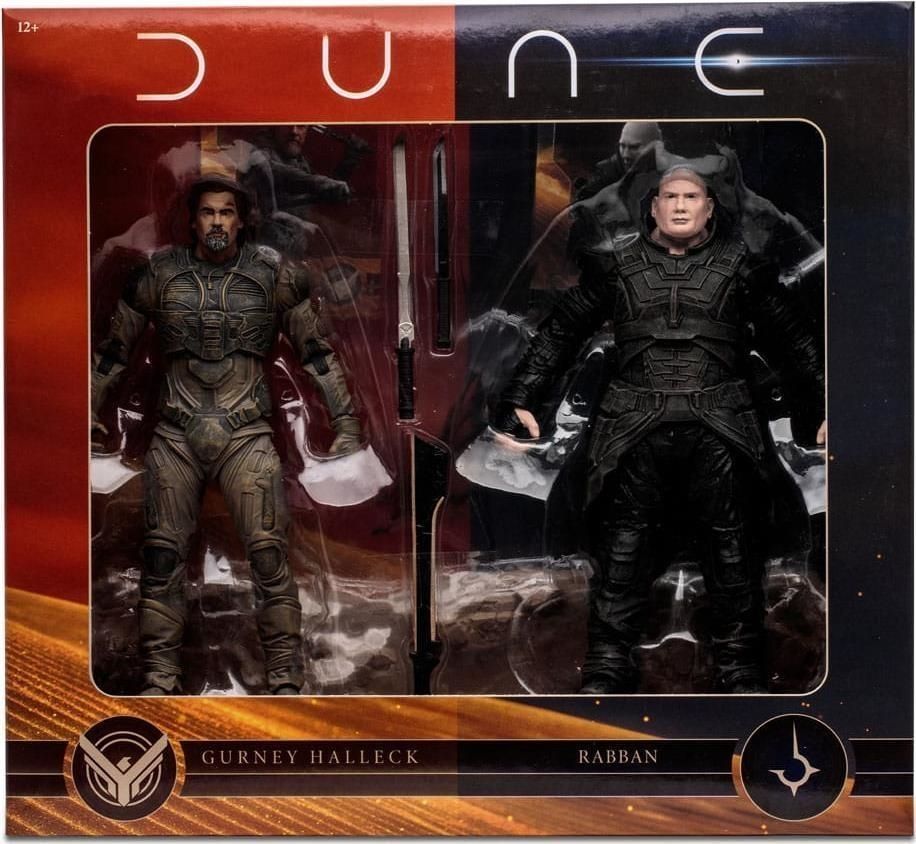Merchandising Dune 2:  - Movie 2Pk - Gurney Halleck And Rabban Battle NUOVO SIGILLATO EDIZIONE DEL SUBITO DISPONIBILE