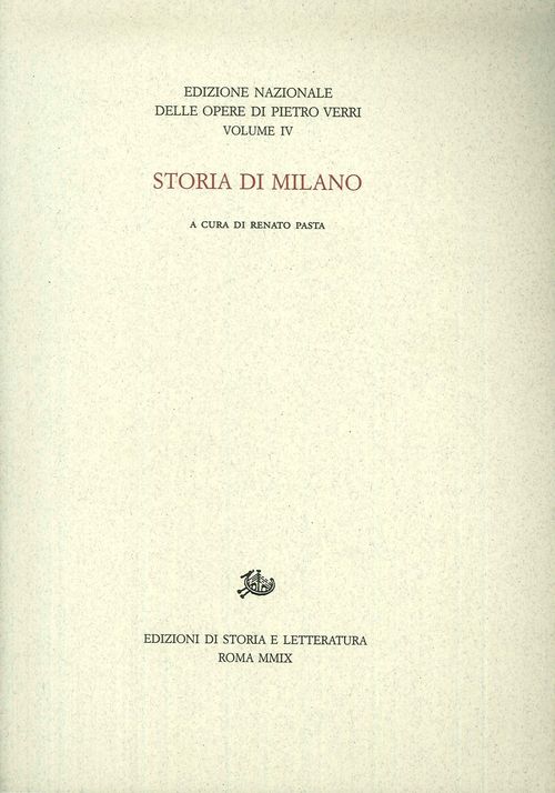 EDIZIONI DI STORIA E LETTERATURA 3166828