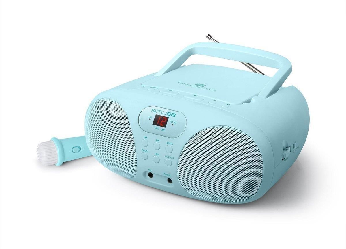 Audio & Hi-Fi  Draagbare Radio Cd-Speler Met Microfoon Voor Kinderen NUOVO SIGILLATO SUBITO DISPONIBILE