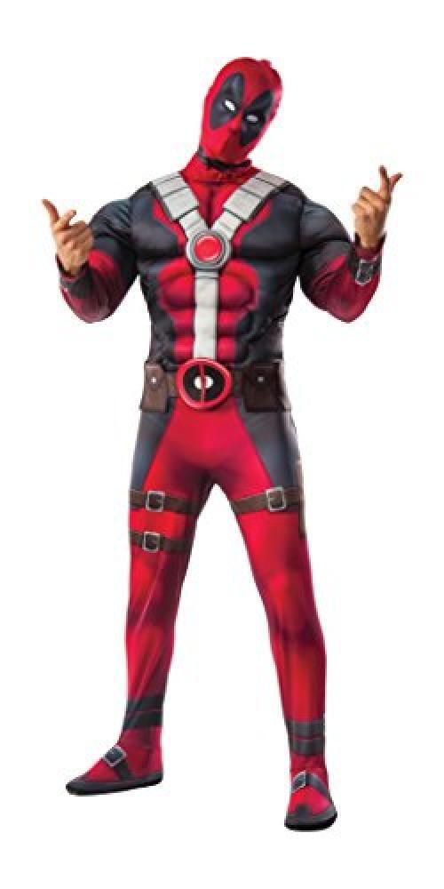 Abbigliamento Marvel: Deadpool Costume Deluxe Adulto Tg. Standard NUOVO SIGILLATO EDIZIONE DEL SUBITO DISPONIBILE