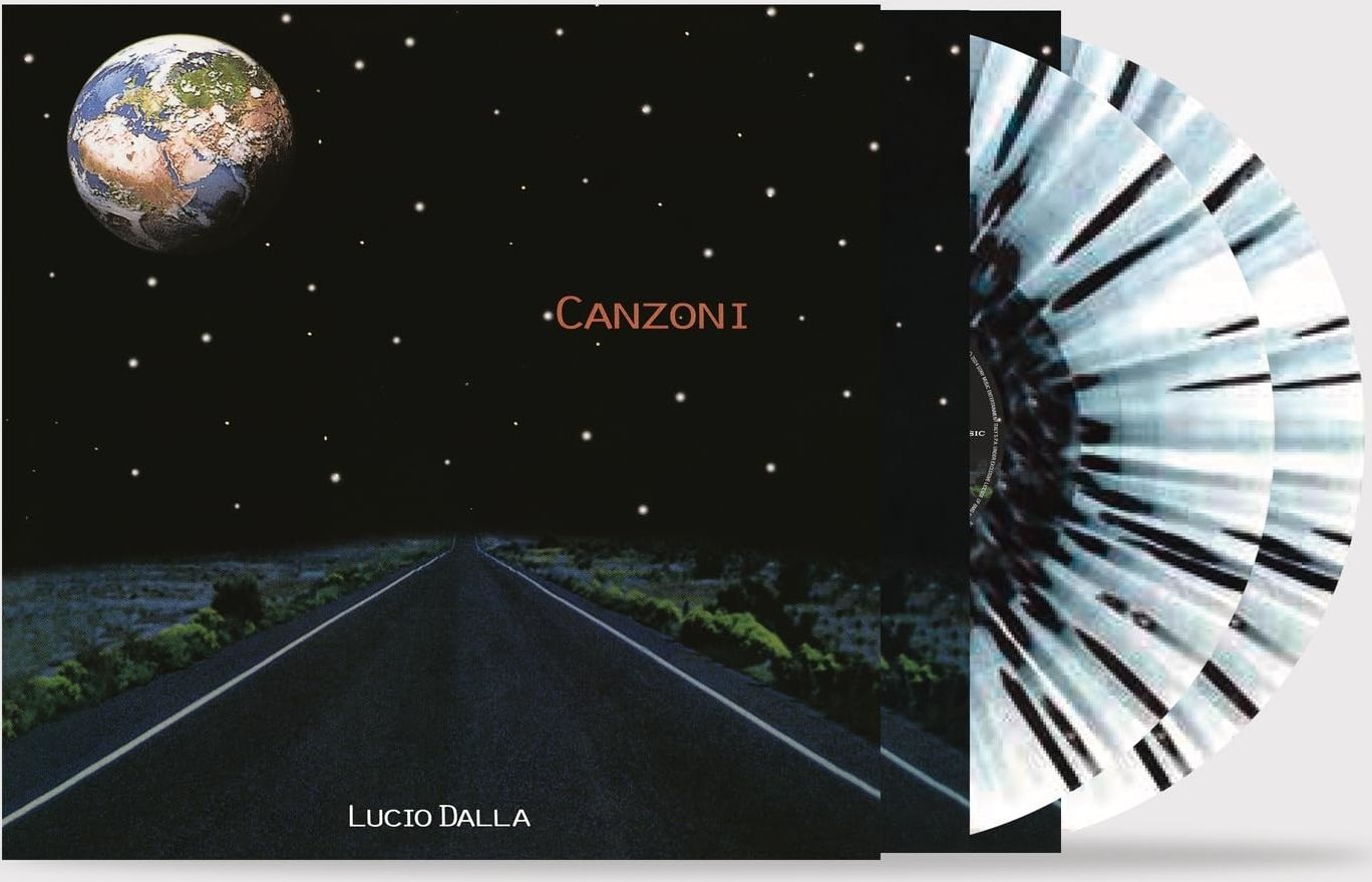 Vinile Lucio Dalla - Canzoni & Splatter Vinyl 2 Lp NUOVO SIGILLATO EDIZIONE DEL SUBITO DISPONIBILE bianco nero