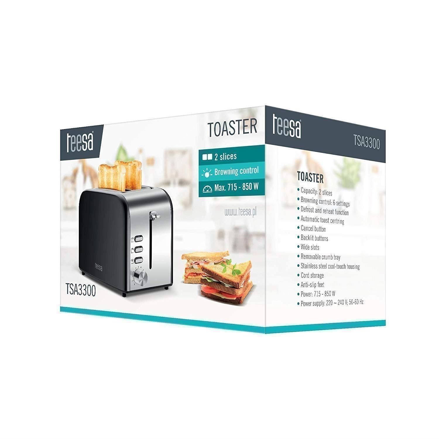Merchandising  TSA3300: Toaster NUOVO SIGILLATO SUBITO DISPONIBILE