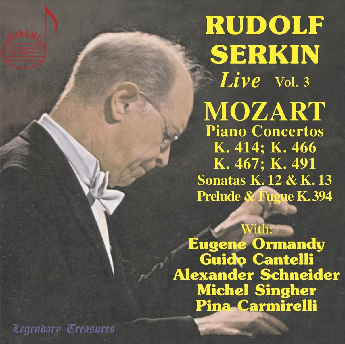 Audio Cd Rudolf Serkin: Live Vol. 3 2 Cd NUOVO SIGILLATO EDIZIONE DEL SUBITO DISPONIBILE