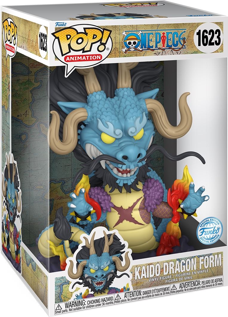 Merchandising One Piece:  Pop Animation - Kaido Dragon Form Vinyl figure 1623 NUOVO SIGILLATO EDIZIONE DEL SUBITO DISPONIBILE